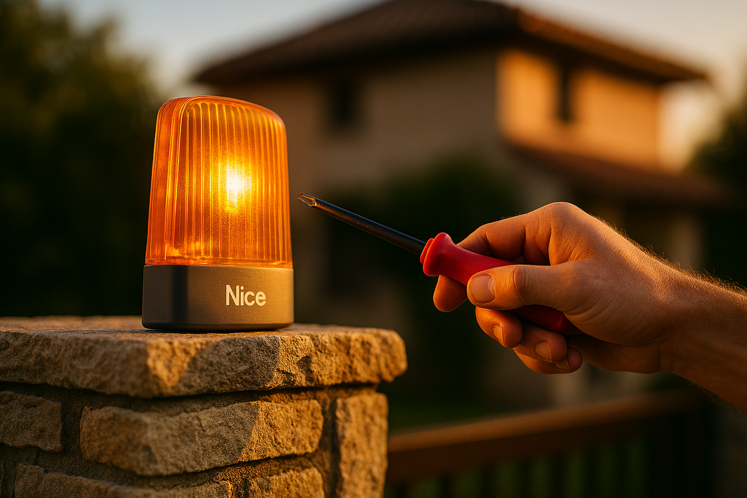 Lampe portail Nice ne clignote plus : Que faire ?